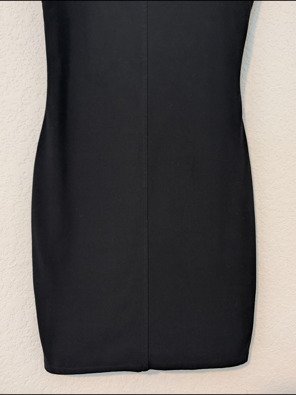 Alo Black Square Neck Fitted Bodycon Alosoft Head Start Mini Tank Dress SM - Picture 8 of 11